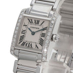 Cartier Tank Francaise SM Watch 18K White Gold — view 3