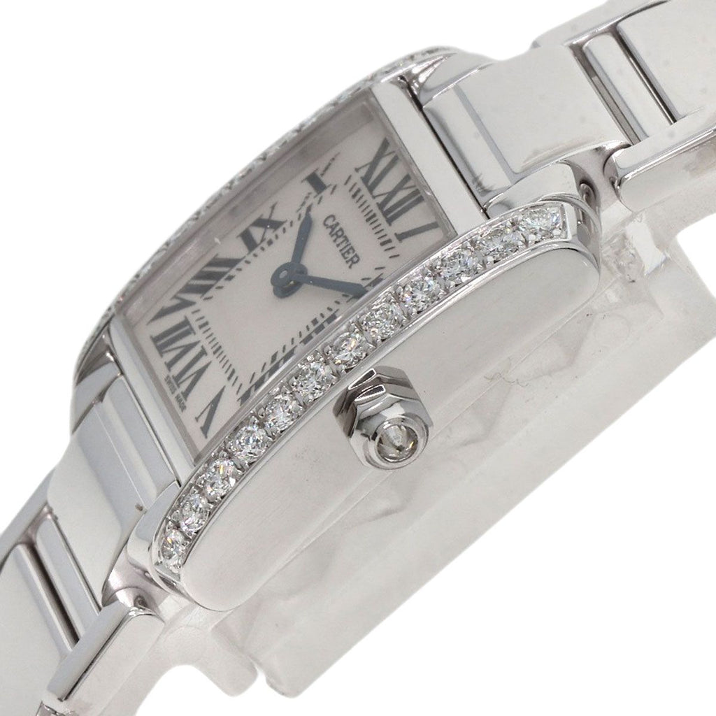 Cartier Tank Francaise SM Watch 18K White Gold — view 5