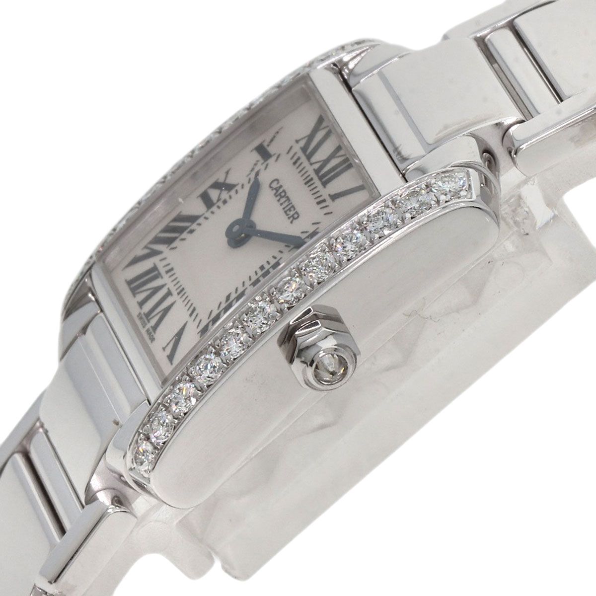 Cartier Tank Francaise SM Watch 18K White Gold — view 5