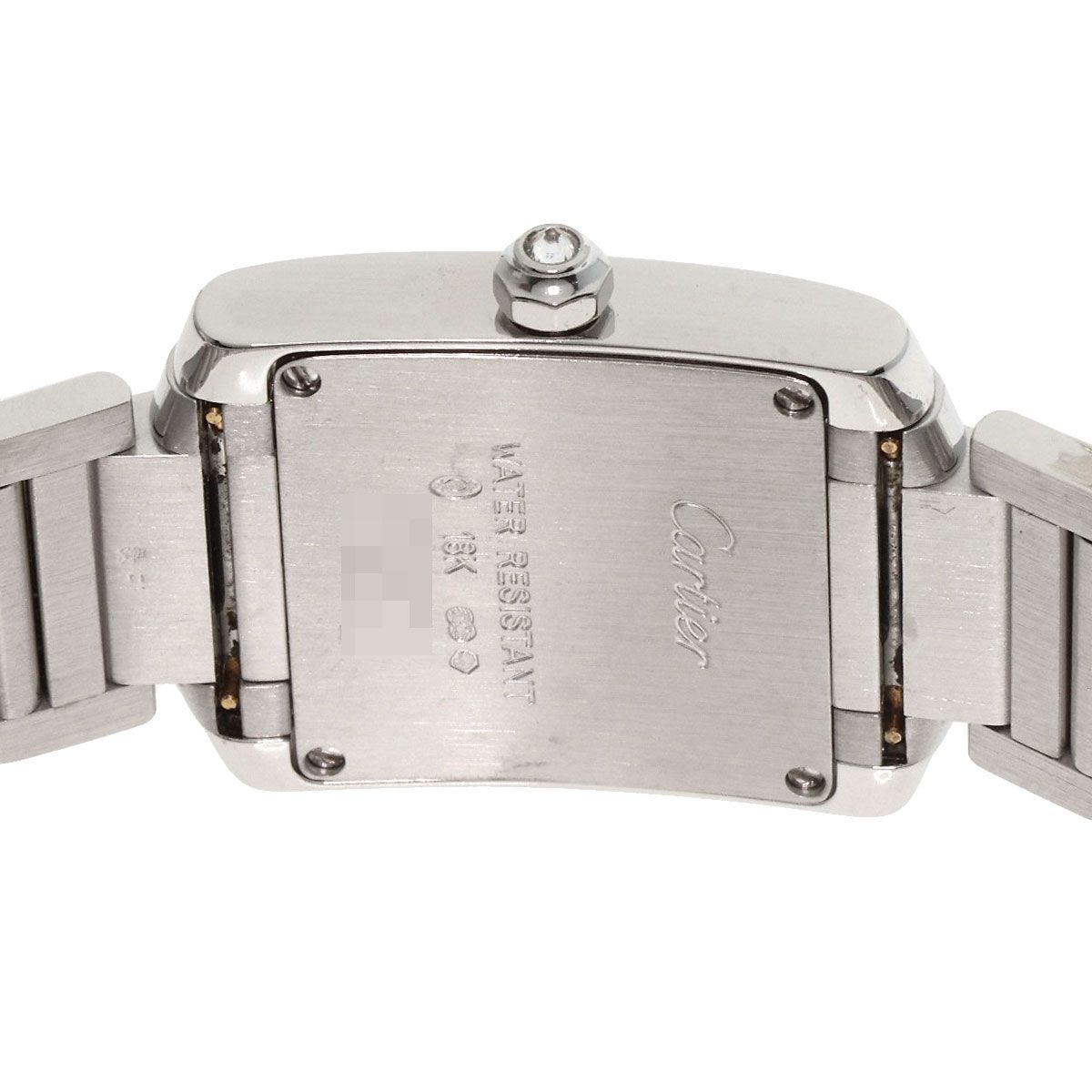 Cartier Tank Francaise SM Watch 18K White Gold — view 7