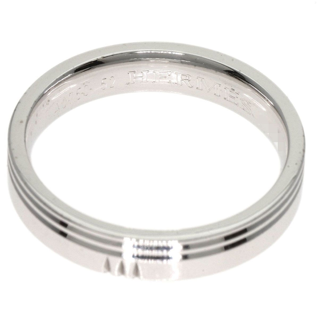 Hermes Alliance Kelly 52 Ring 18K White Gold — view 5