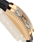 Harry Winston Avenue C Mini Bezel Diamond Watch 18K Pink Gold — view 6