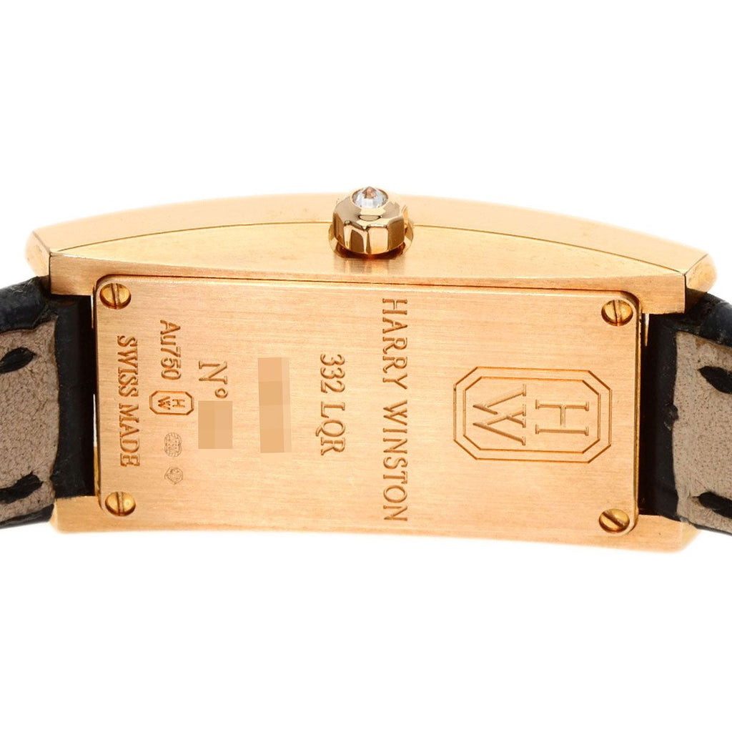 Harry Winston Avenue C Mini Bezel Diamond Watch 18K Pink Gold — view 7