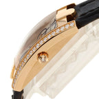 Harry Winston Avenue C Mini Bezel Diamond Watch 18K Pink Gold — view 5