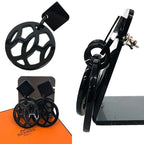 Hermes Hava Earrings Black Buffalo Horn — view 2