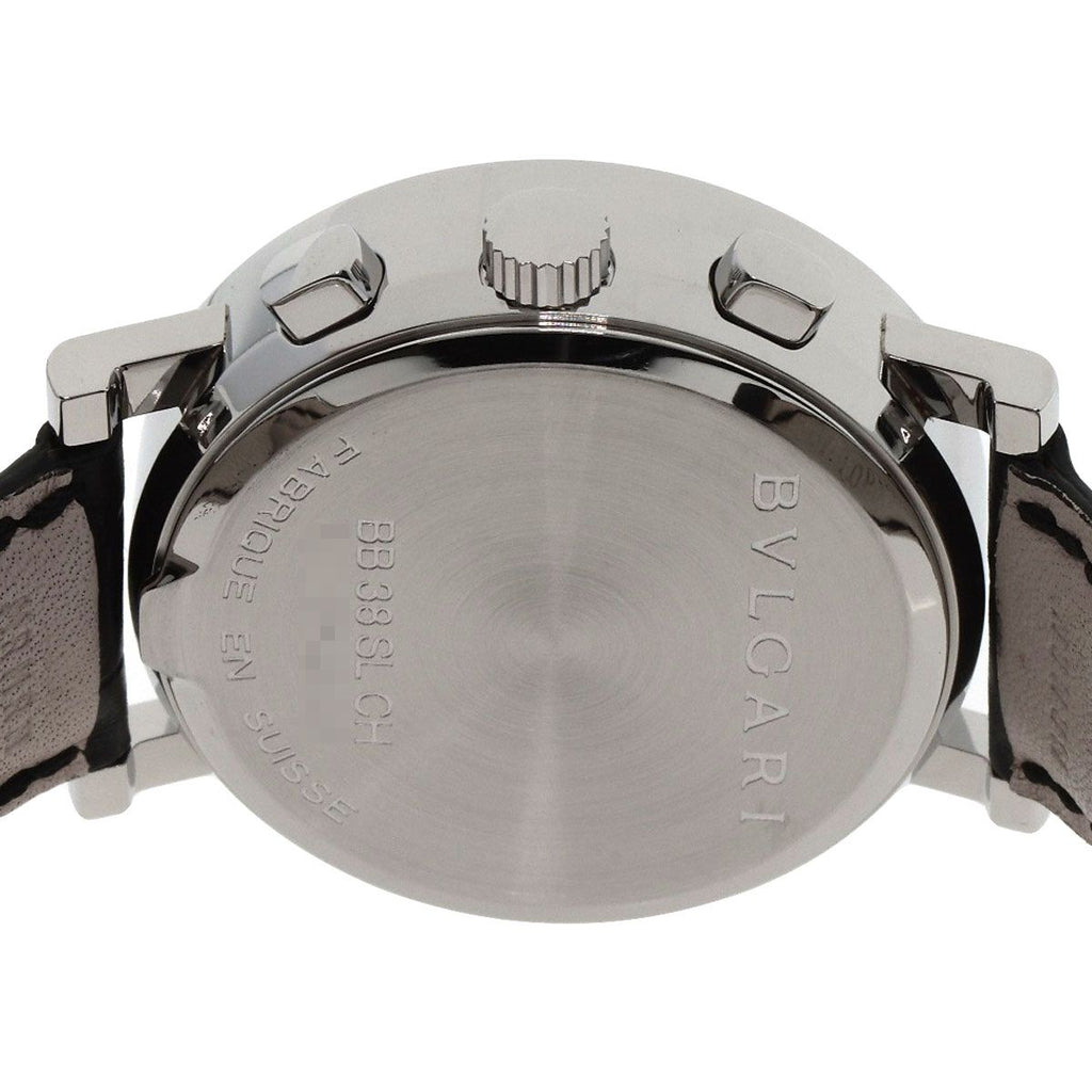 Bvlgari Watch SS Leather — view 7