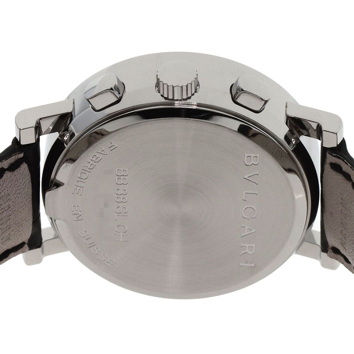 Bvlgari Watch SS Leather — view 7