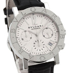 Bvlgari Watch SS Leather — view 4