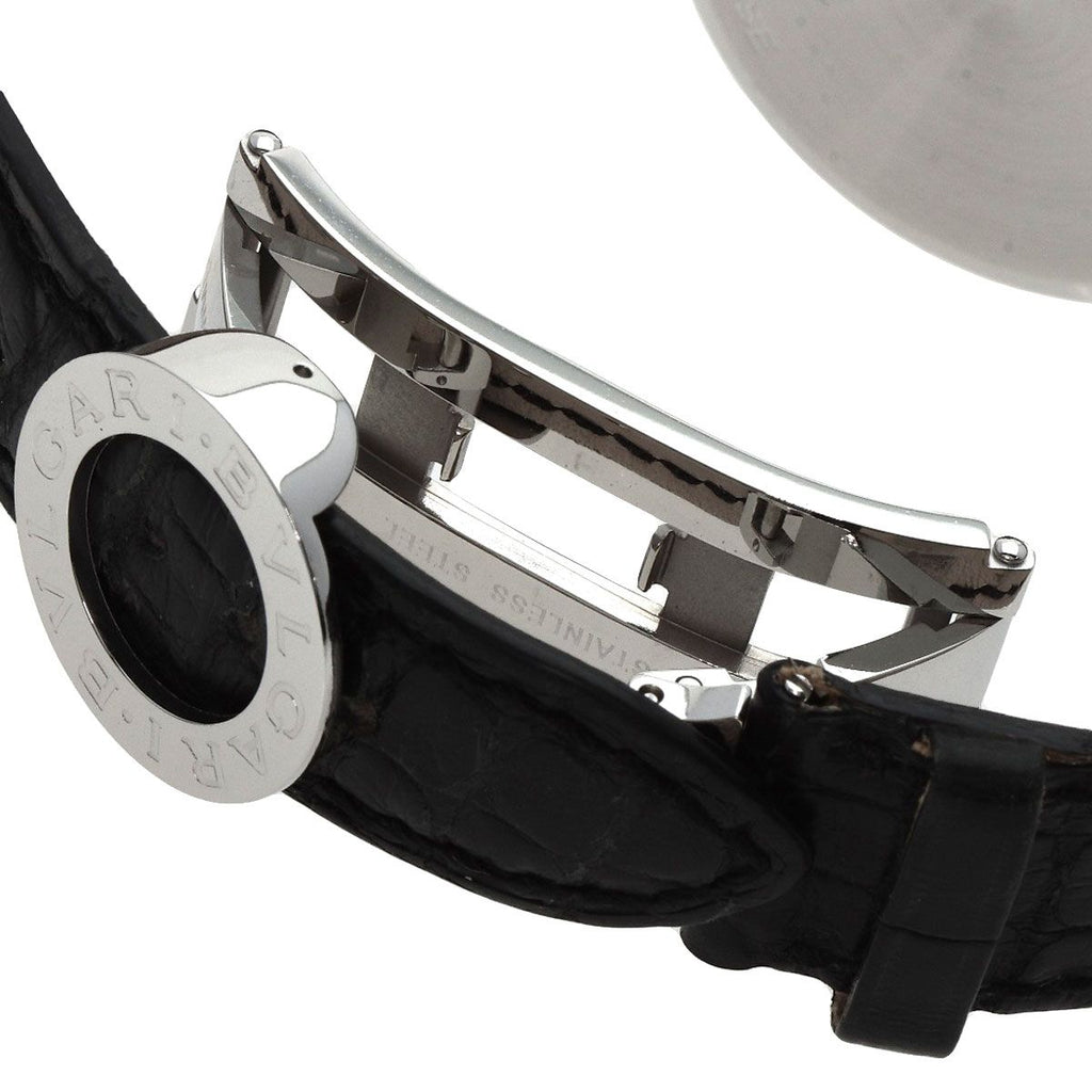 Bvlgari Watch SS Leather — view 8
