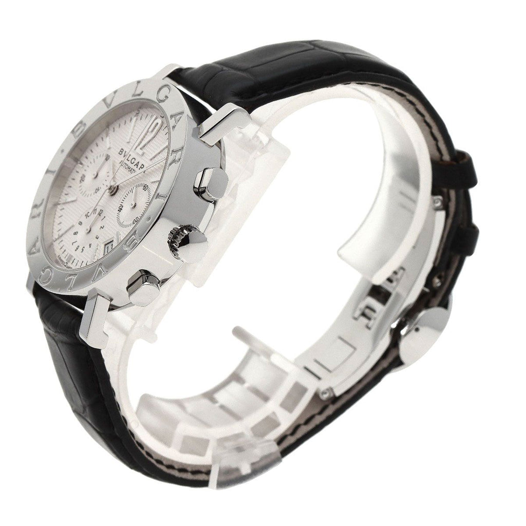 Bvlgari Watch SS Leather — view 2