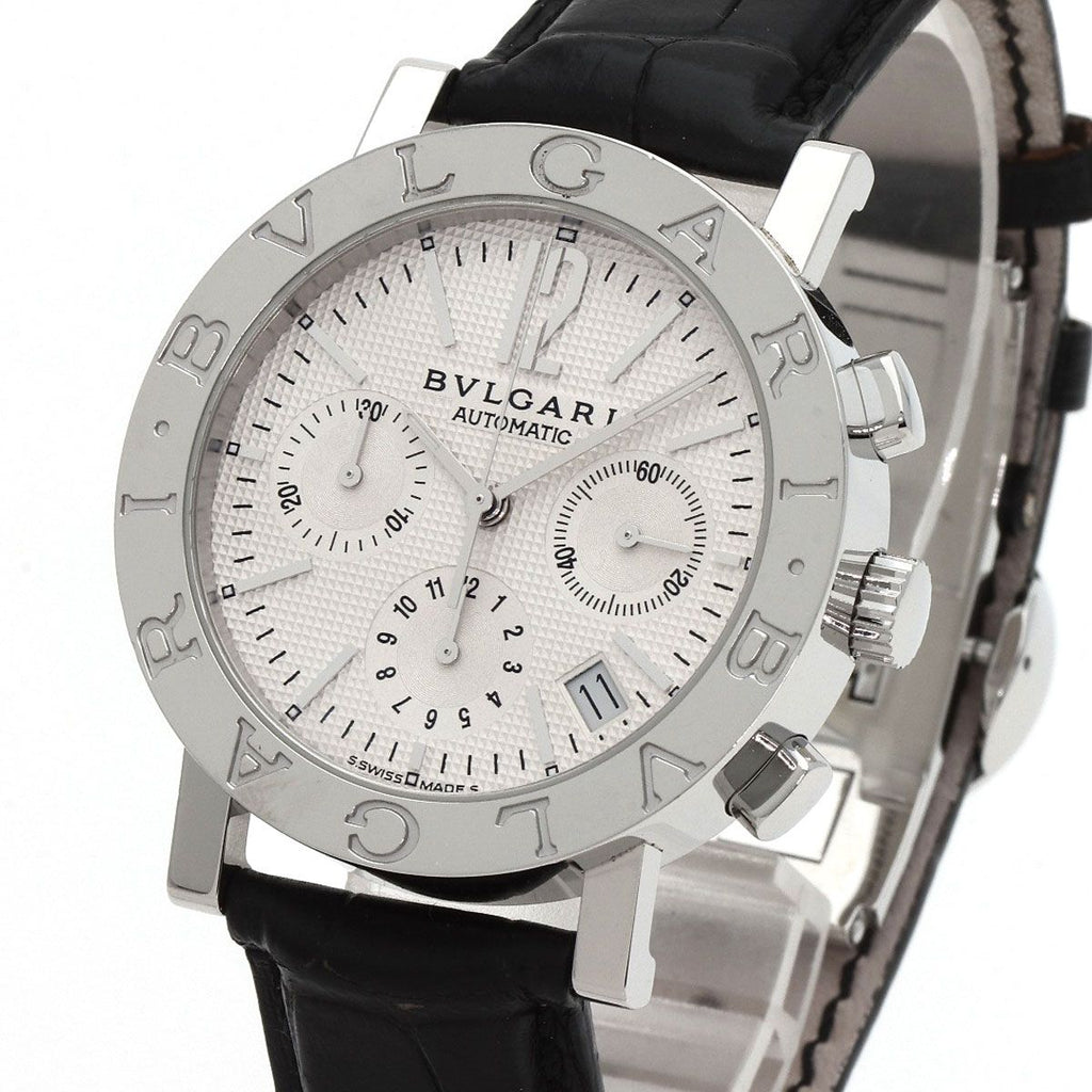 Bvlgari Watch SS Leather — view 3