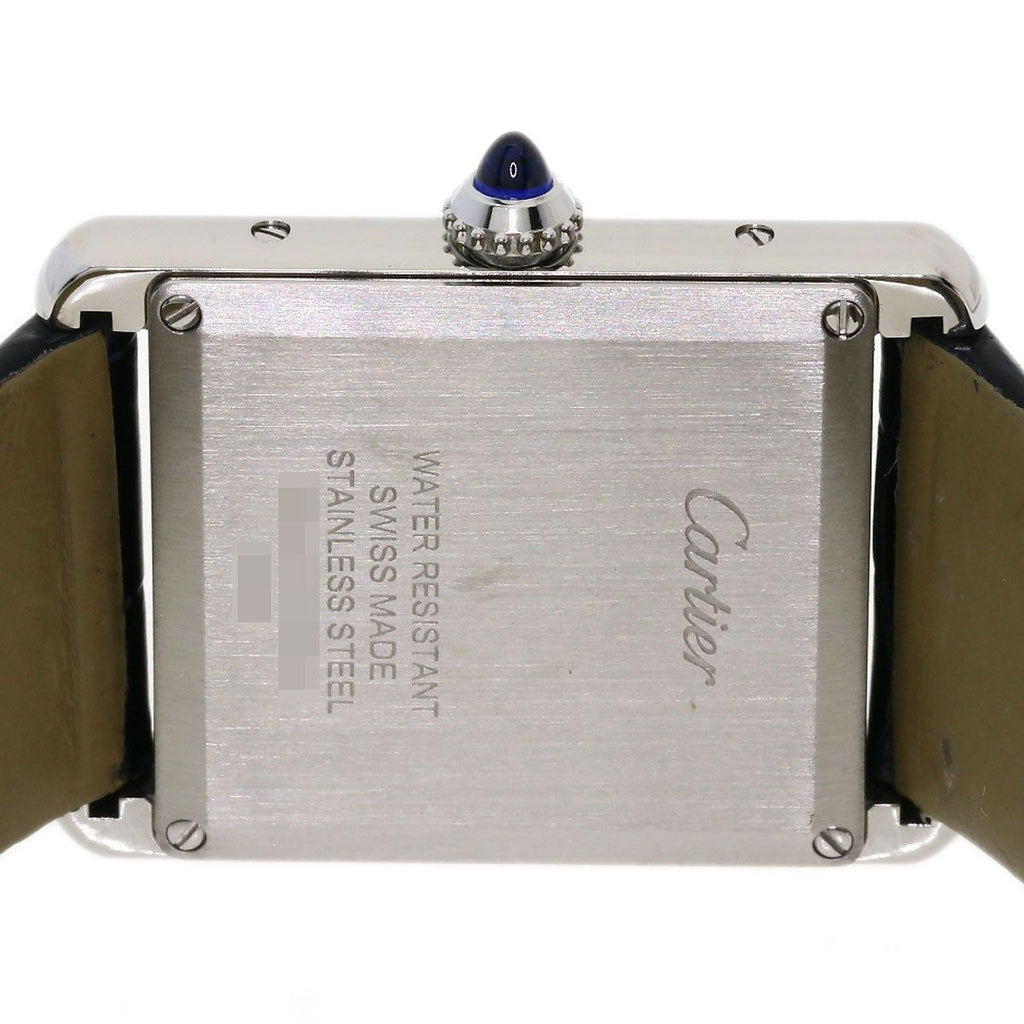 Cartier Tank Mast LM Watch SS Leather — view 7