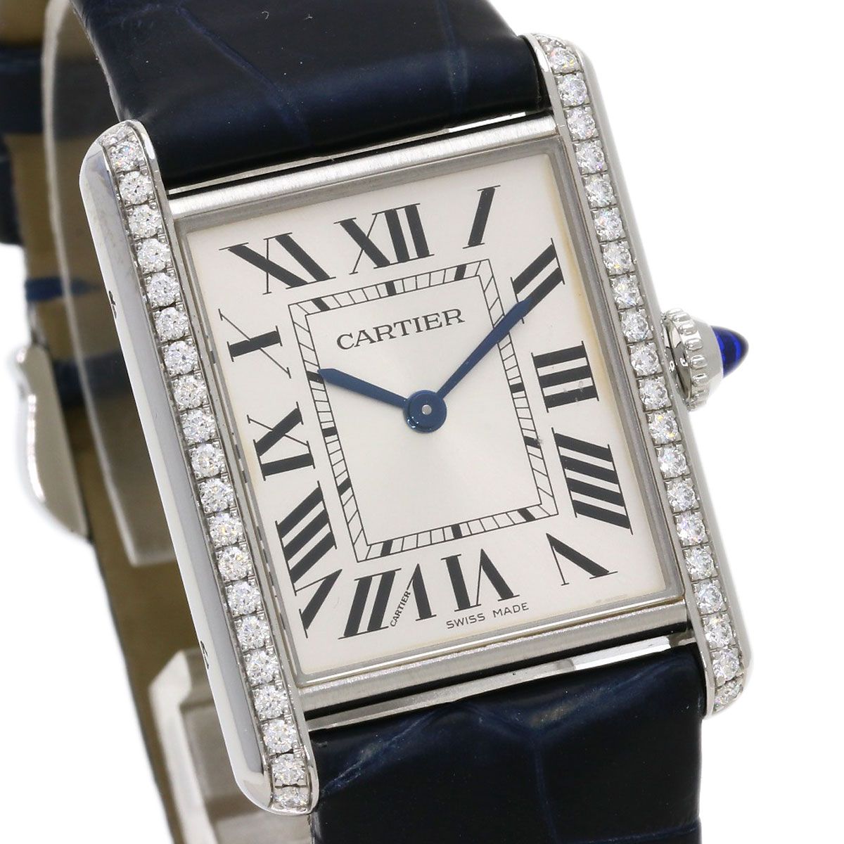 Cartier Tank Mast LM Watch SS Leather — view 4