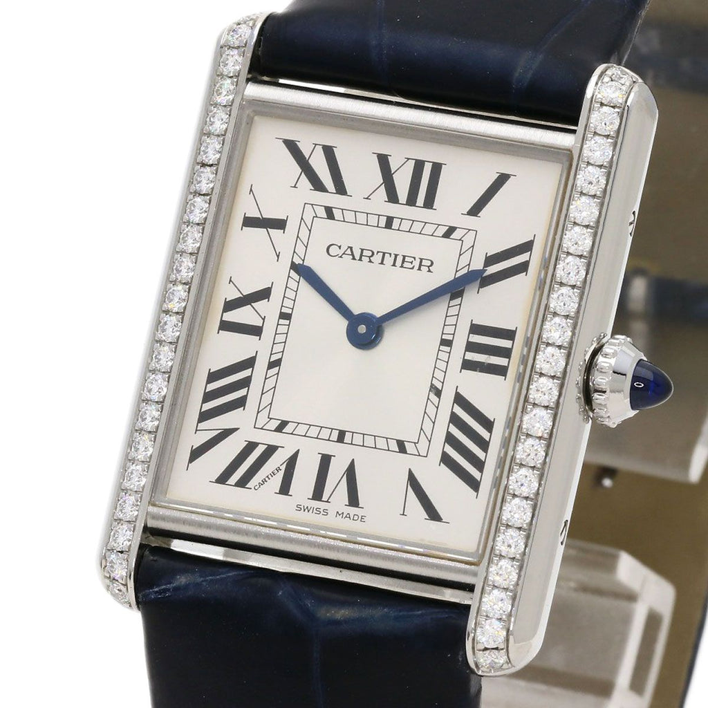 Cartier Tank Mast LM Watch SS Leather — view 3