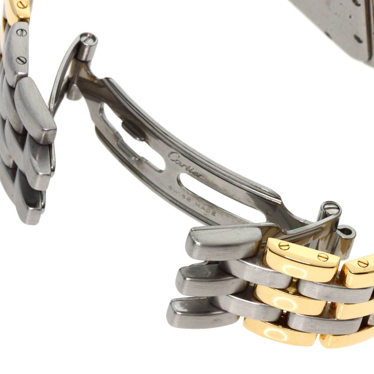 Cartier Panthere MM 3 Row Watch SS Yellow Gold Boys — view 8
