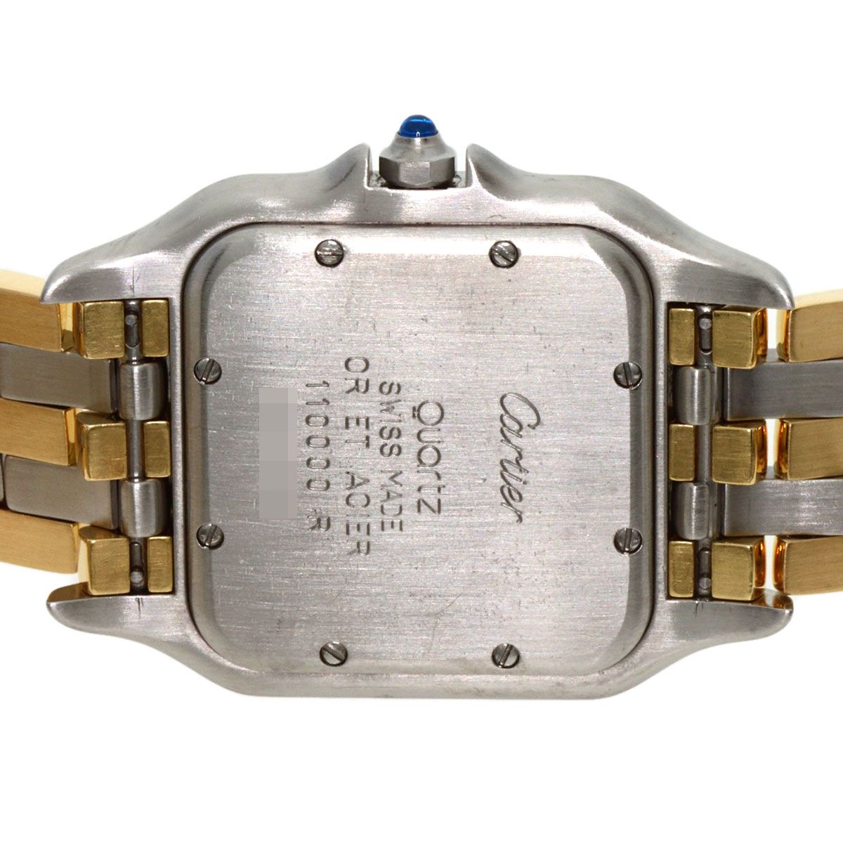 Cartier Panthere MM 3 Row Watch SS Yellow Gold Boys — view 7