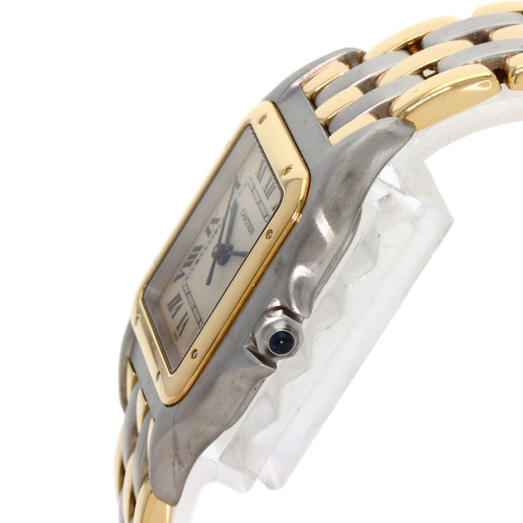 Cartier Panthere MM 3 Row Watch SS Yellow Gold Boys — view 5