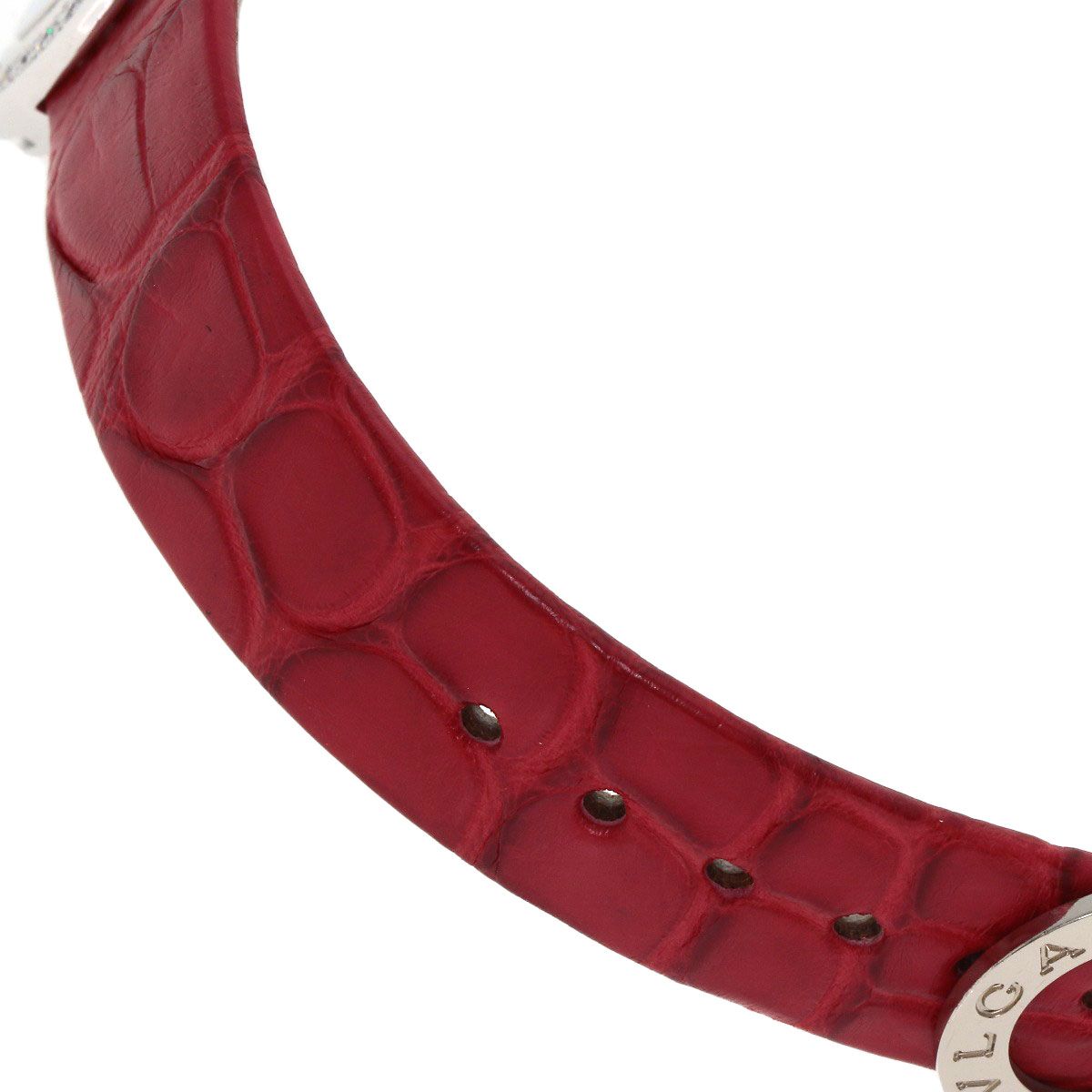 Bvlgari Astra le Cerki Watch 18K White Gold Leather — view 9