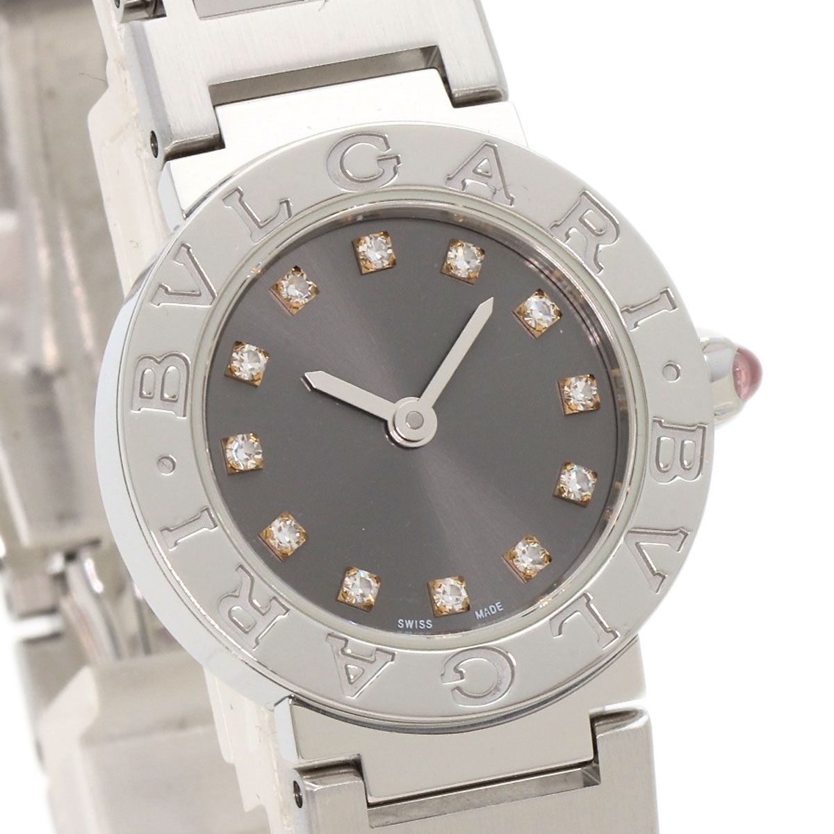 Bvlgari 12 Diamond Watch SS — view 4