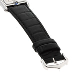 Cartier Tank Basculant MM Watch SS Leather Boys — view 9