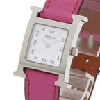 Hermes Watch SS Leather — view 3