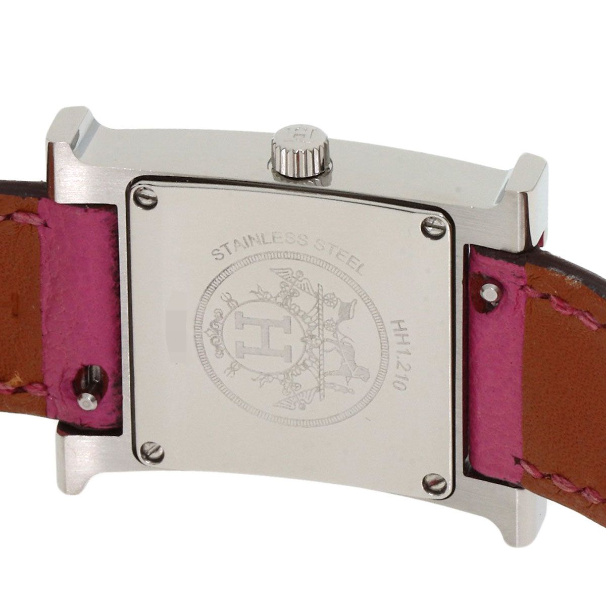 Hermes Watch SS Leather — view 7