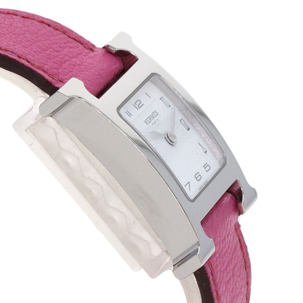 Hermes Watch SS Leather — view 6