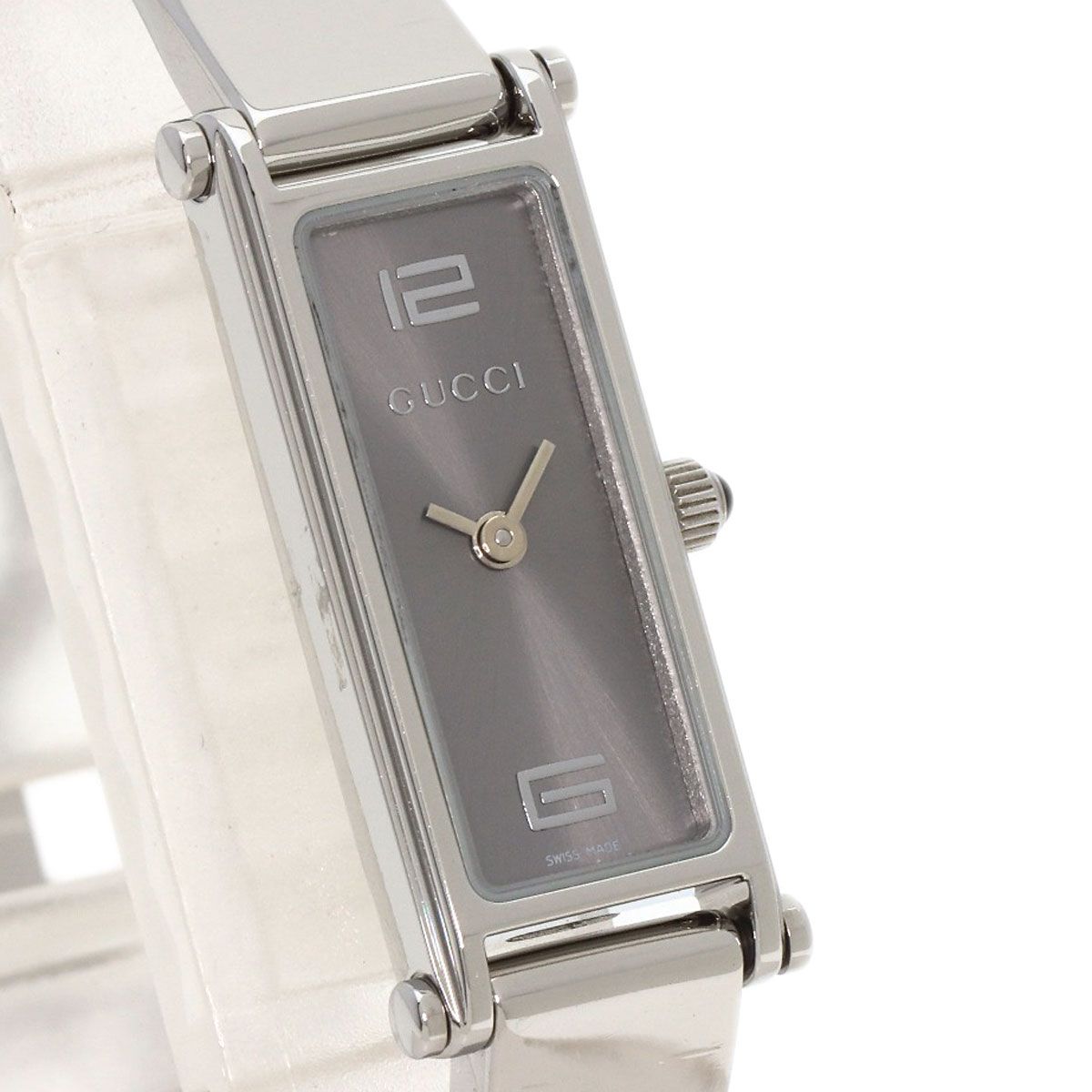 Gucci Square Face Watch SS — view 4