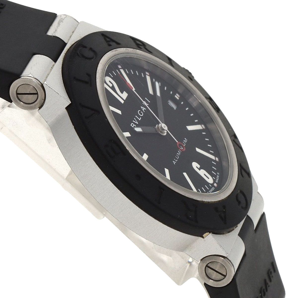 Bvlgari Aluminum Date Watch Rubber — view 6