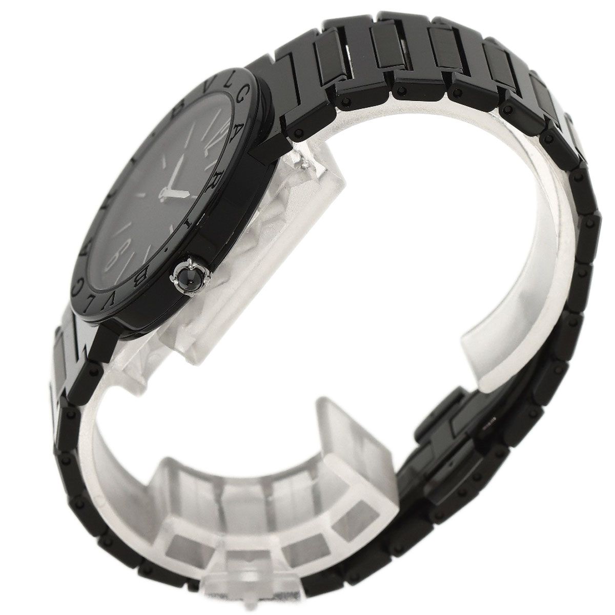 Bvlgari Black Diamond Carbon Watch SS Boys — view 2