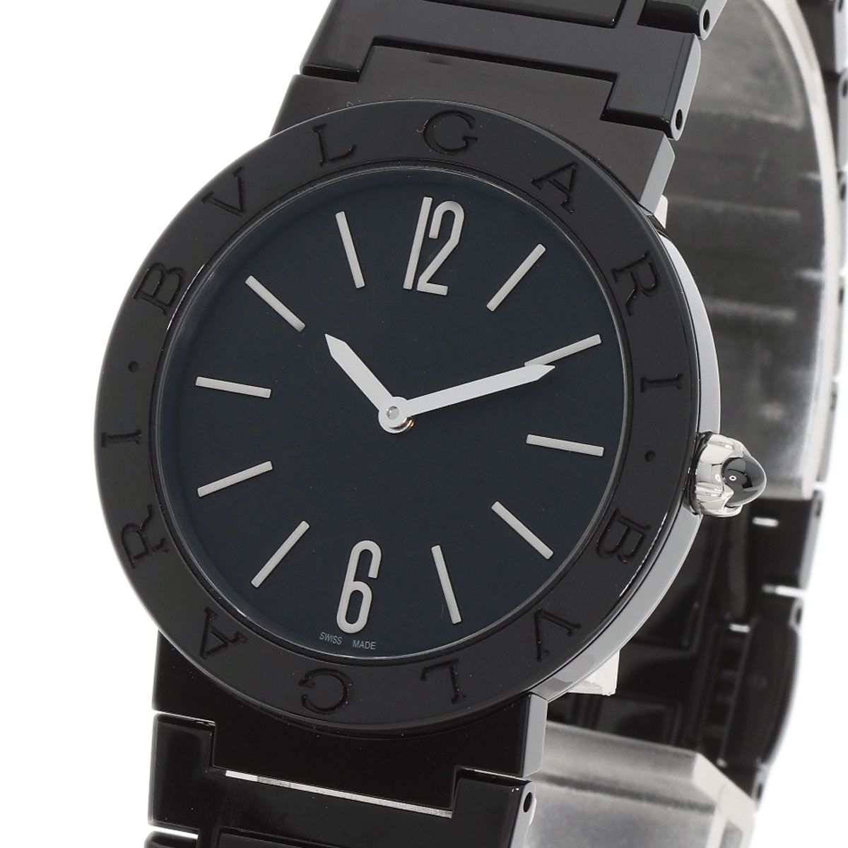 Bvlgari Black Diamond Carbon Watch SS Boys — view 3