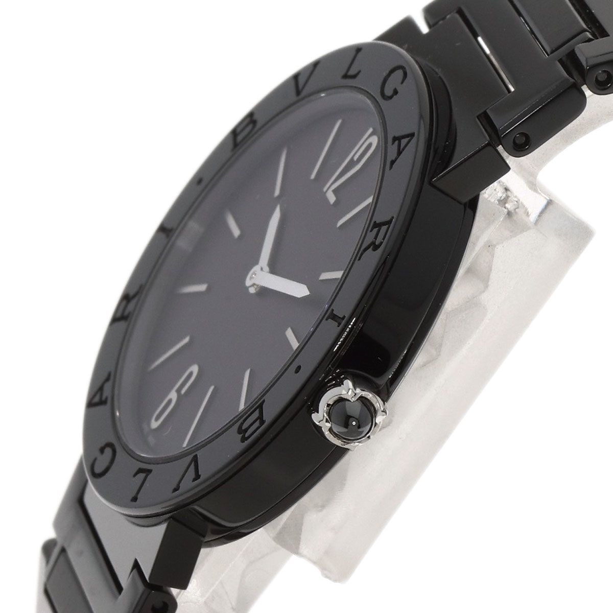 Bvlgari Black Diamond Carbon Watch SS Boys — view 5