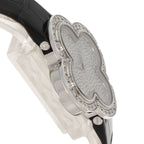 Van Cleef & Arpels Alhambra Watch 18K White Gold Leather — view 6
