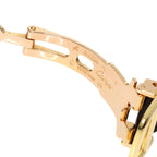 Cartier Tank Francaise SM Watch 18K Yellow Gold Leather Diamond — view 9