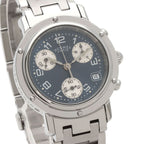 Hermes Clipper Chronograph Watch SS — view 4