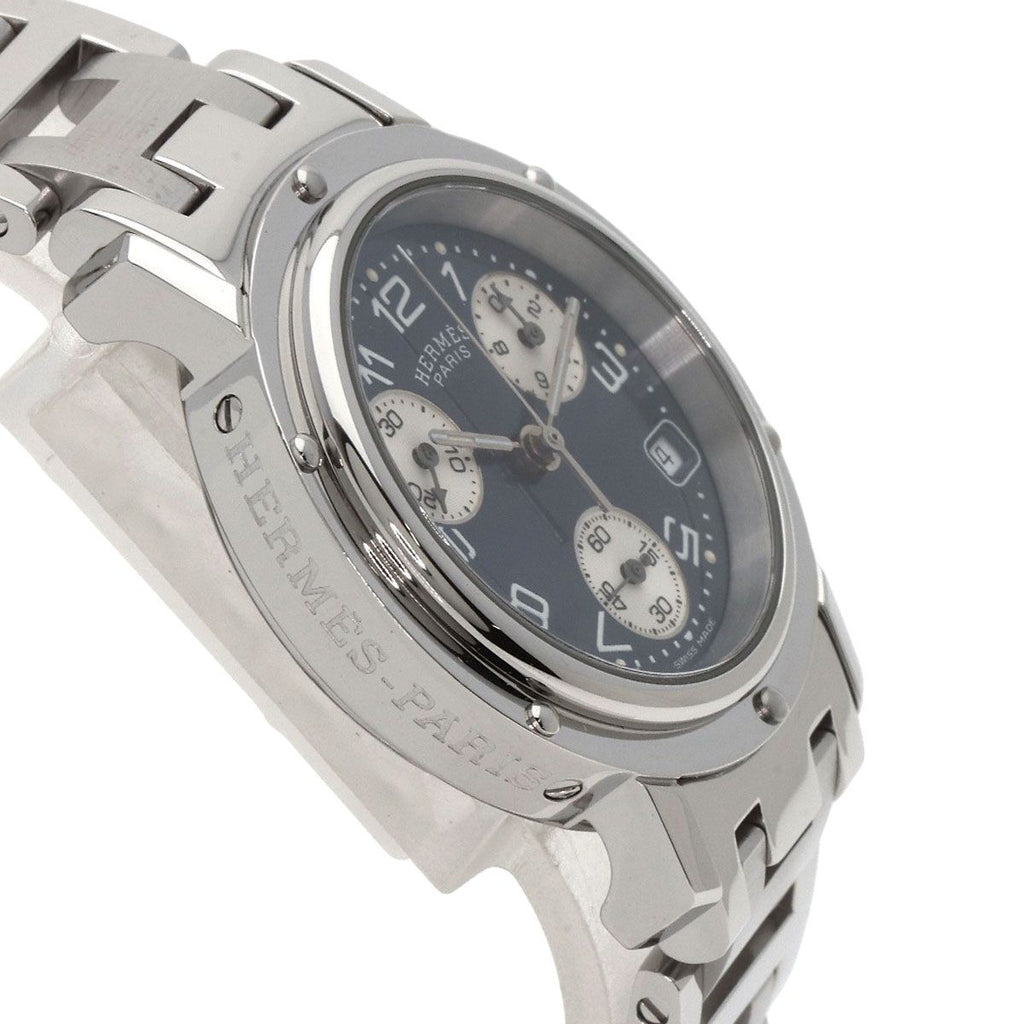 Hermes Clipper Chronograph Watch SS — view 6