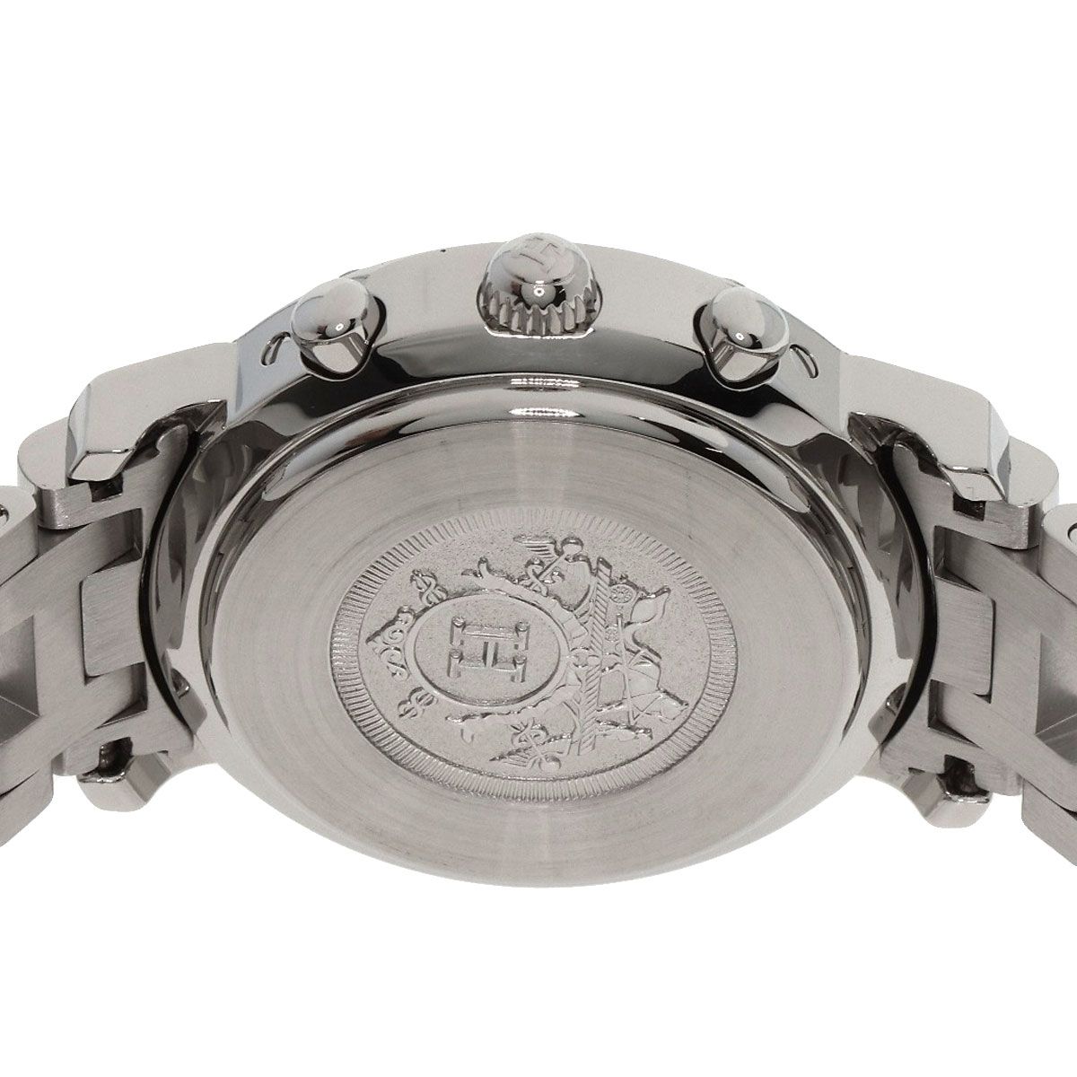 Hermes Clipper Chronograph Watch SS — view 7