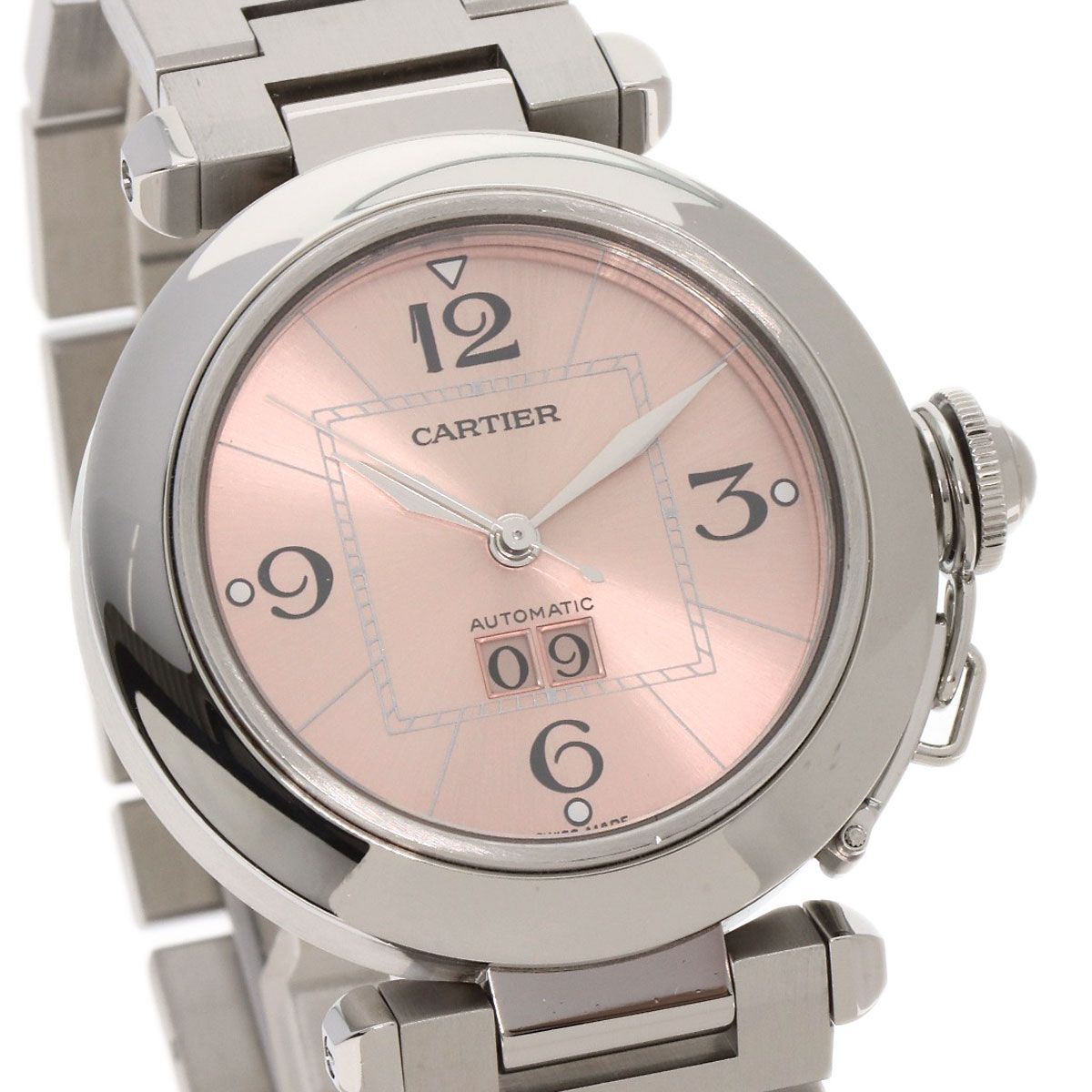 Cartier Pasha C Big Date Watch SS — view 4