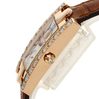 Harry Winston Avenue Watch 18K Pink Gold Leather — view 5