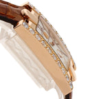 Harry Winston Avenue Watch 18K Pink Gold Leather — view 6