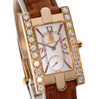 Harry Winston Avenue Watch 18K Pink Gold Leather — view 4