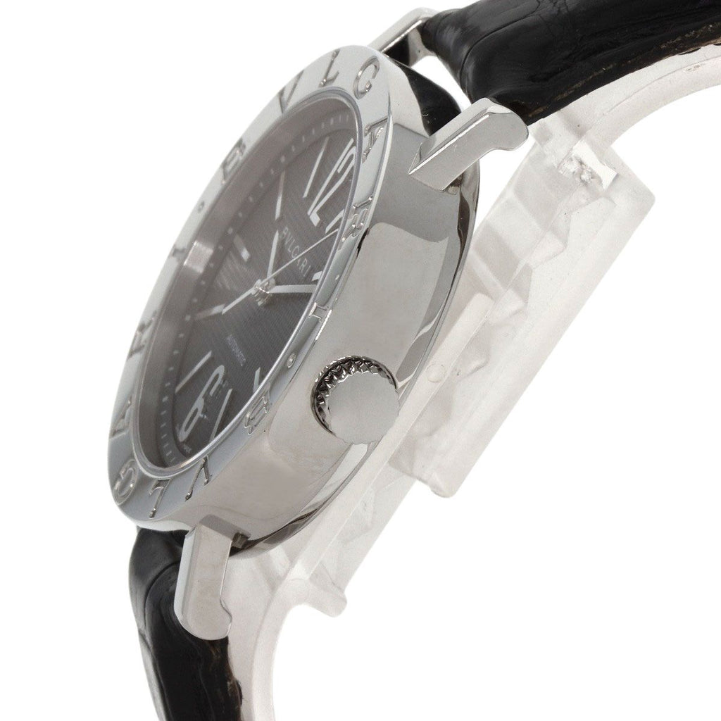 Bvlgari Watch SS Leather — view 5