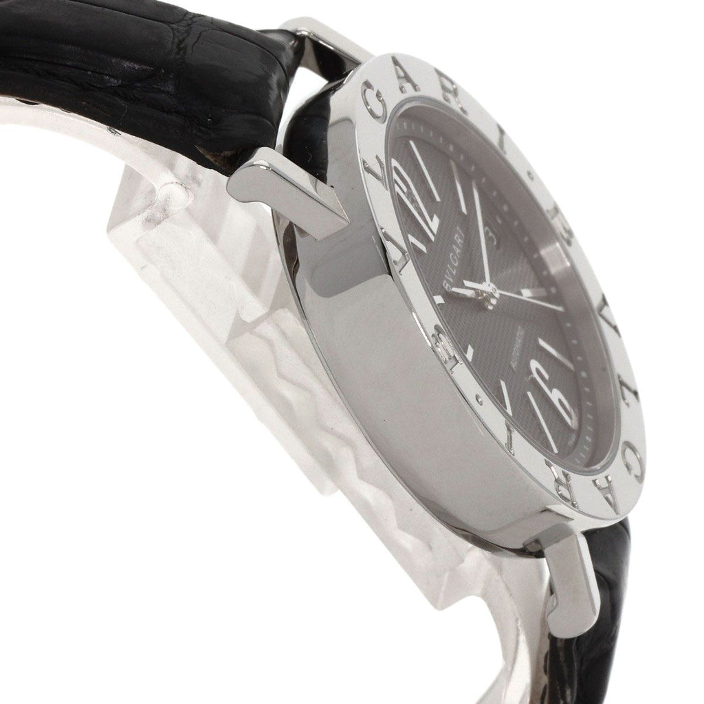 Bvlgari Watch SS Leather — view 6