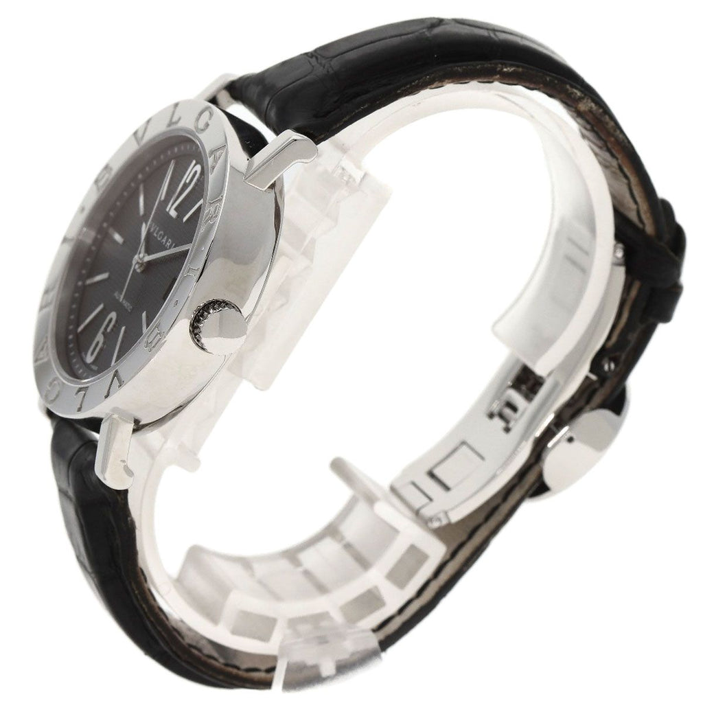 Bvlgari Watch SS Leather — view 2