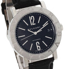 Bvlgari Watch SS Leather — view 4