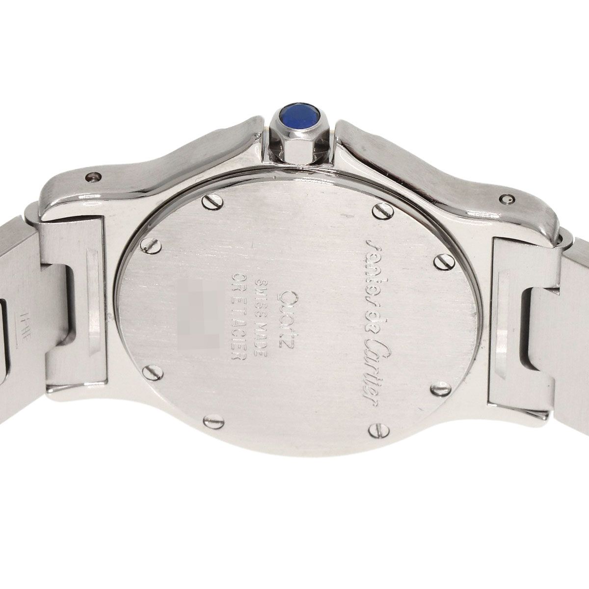 Cartier Santos Octagon LM Watch SS Yellow Gold — view 7