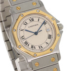 Cartier Santos Octagon LM Watch SS Yellow Gold — view 4