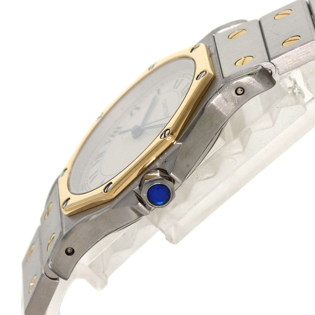 Cartier Santos Octagon LM Watch SS Yellow Gold — view 5