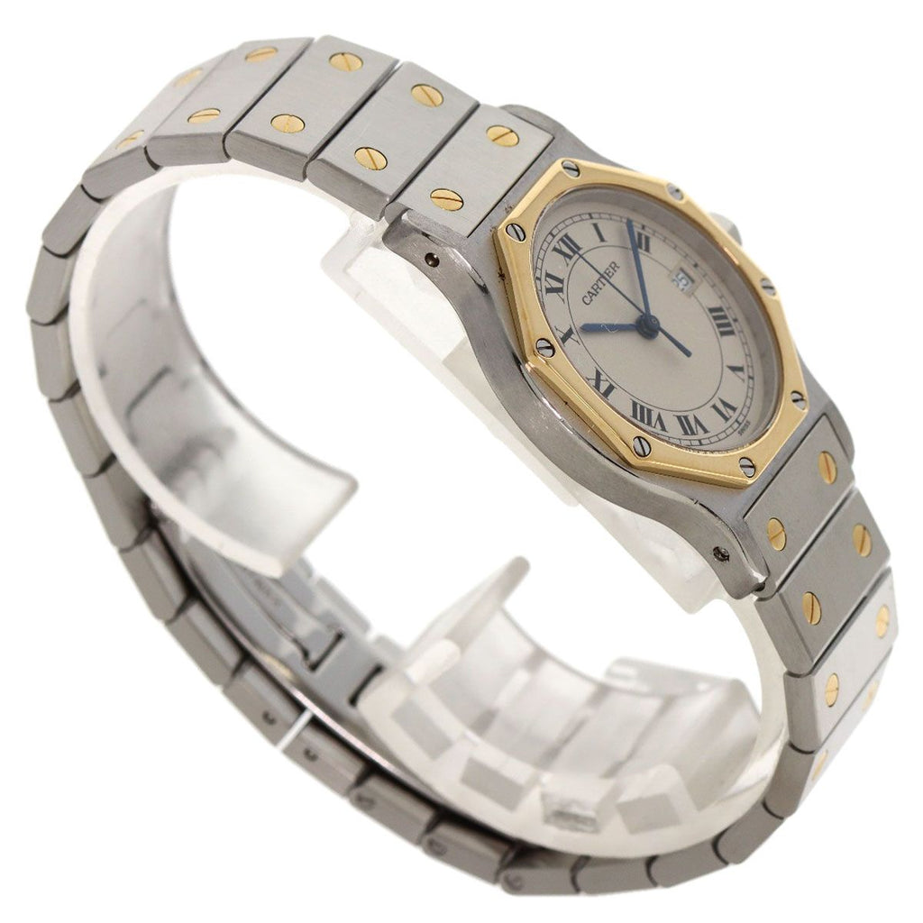 Cartier Santos Octagon LM Watch SS Yellow Gold — view 2