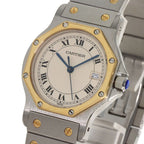 Cartier Santos Octagon LM Watch SS Yellow Gold — view 3